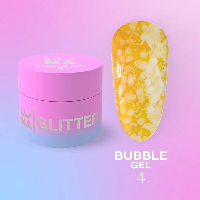 Nail art gel paint – LUNAMOON Bubble Gel Nr 4 – 5 ml