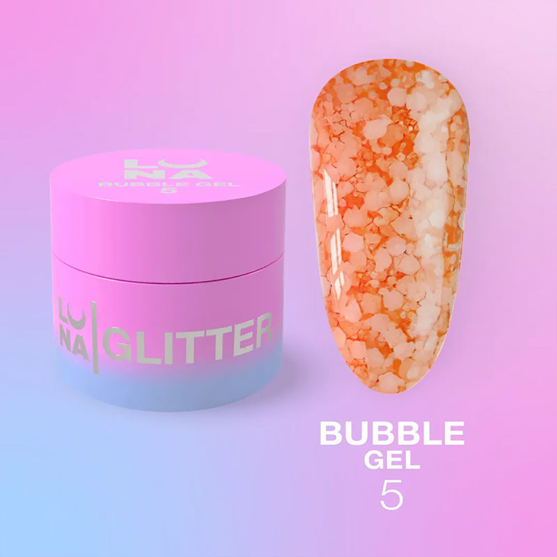 Nail art gel paint – LUNAMOON Bubble Gel Nr 5 – 5 ml