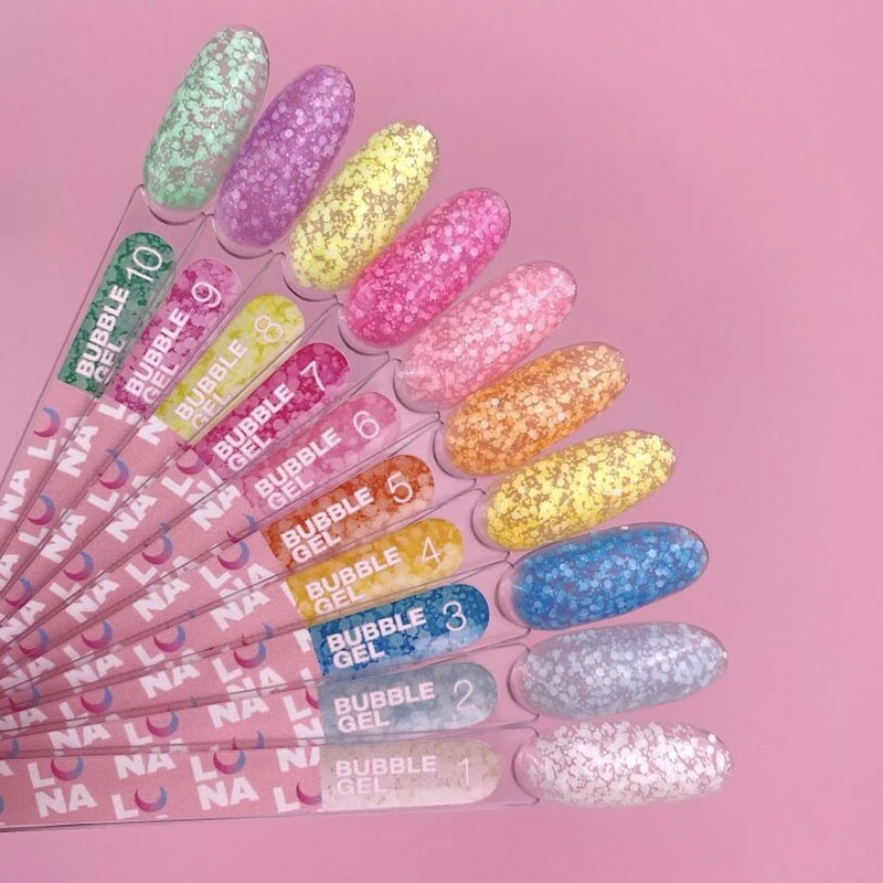 Nail art gel paint – LUNAMOON Bubble Gel Nr 6 – 5 ml
