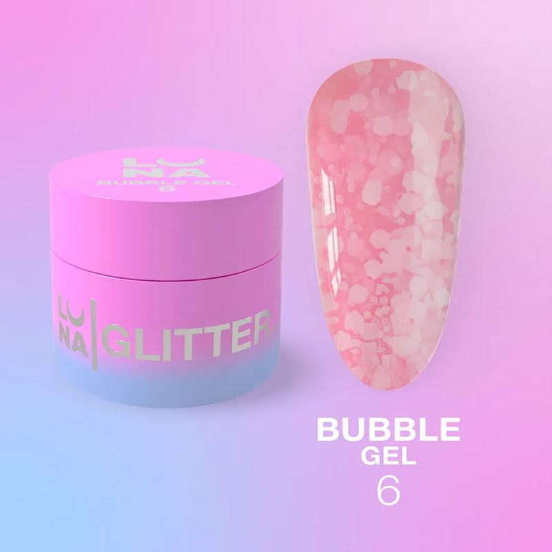 Nail art gel paint – LUNAMOON Bubble Gel Nr 6 – 5 ml