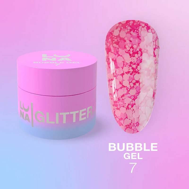 Nail art gel paint – LUNAMOON Bubble Gel Nr 7 – 5 ml