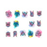 Stickers for Nail Design, Wild Animals - BN-412