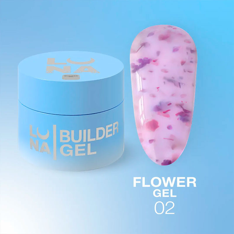Aufbaugel LunaMoon – Flower Gel Nr  2 – 15 ml