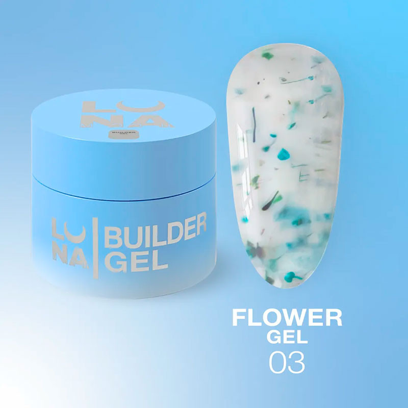 Aufbaugel LunaMoon – Flower Gel Nr  3 – 15 ml