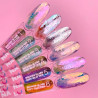 Set trockener Nagelglitter Lunamoon Broken Glass - 6 Stk
