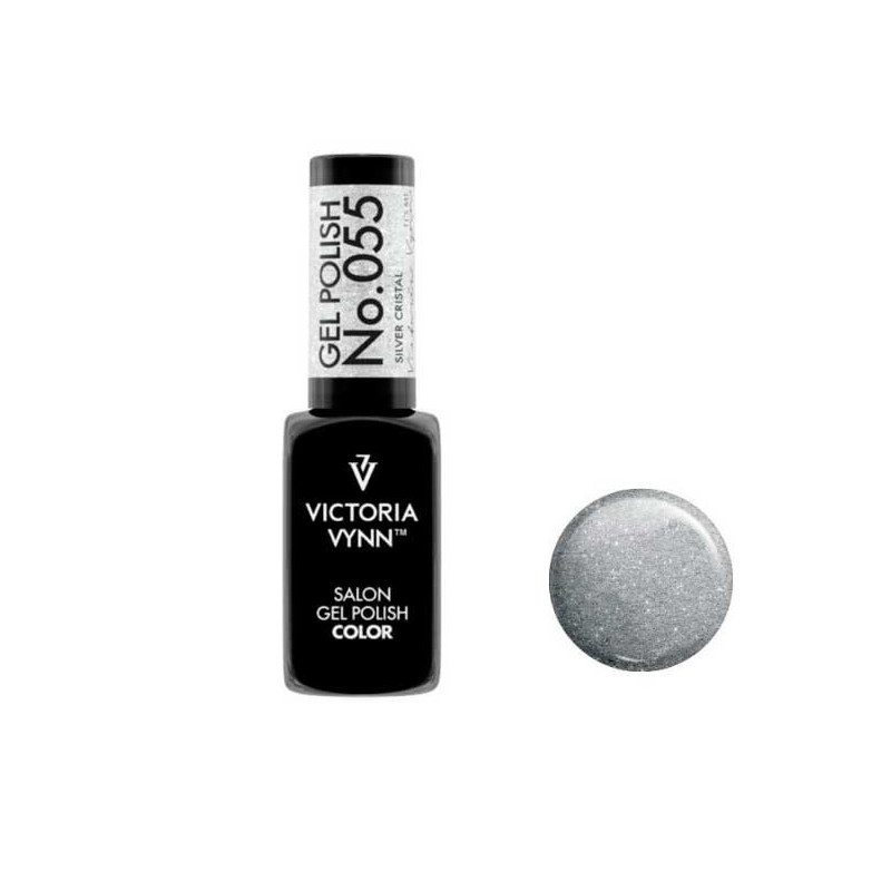 VICTORIA VYNN Gel Polish Color No. 055 Silver Cristal - 8 ml