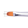 Kисть MollyLac Pro Gel Rainbow rozmiar 4 Nr 2