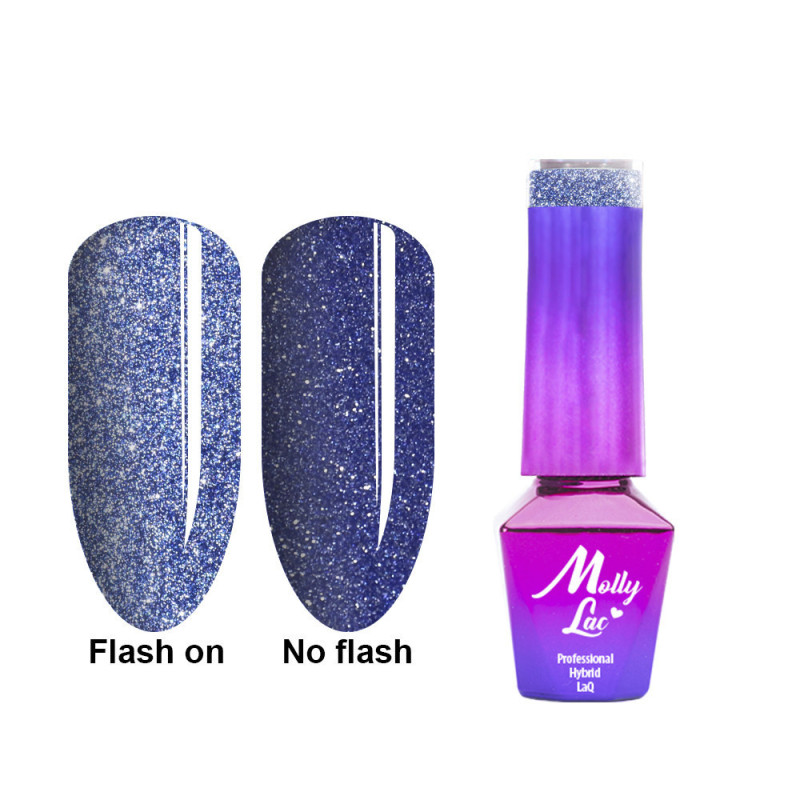 MollyLac Flashing Lights Metal Rain 5 ml Nr 617