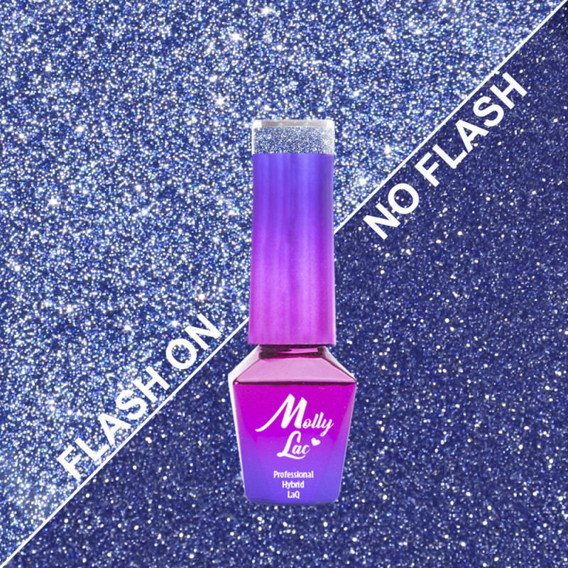 MollyLac Flashing Lights Metal Rain 5 ml Nr 617